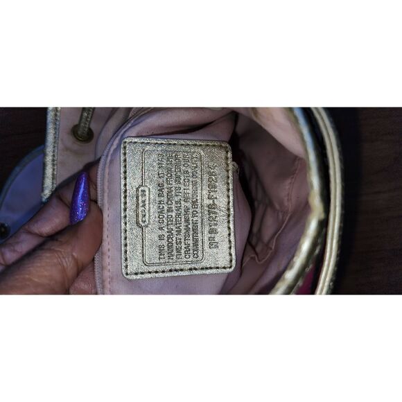 Coach Kyra Satin Backpack - Picture 8 of 8